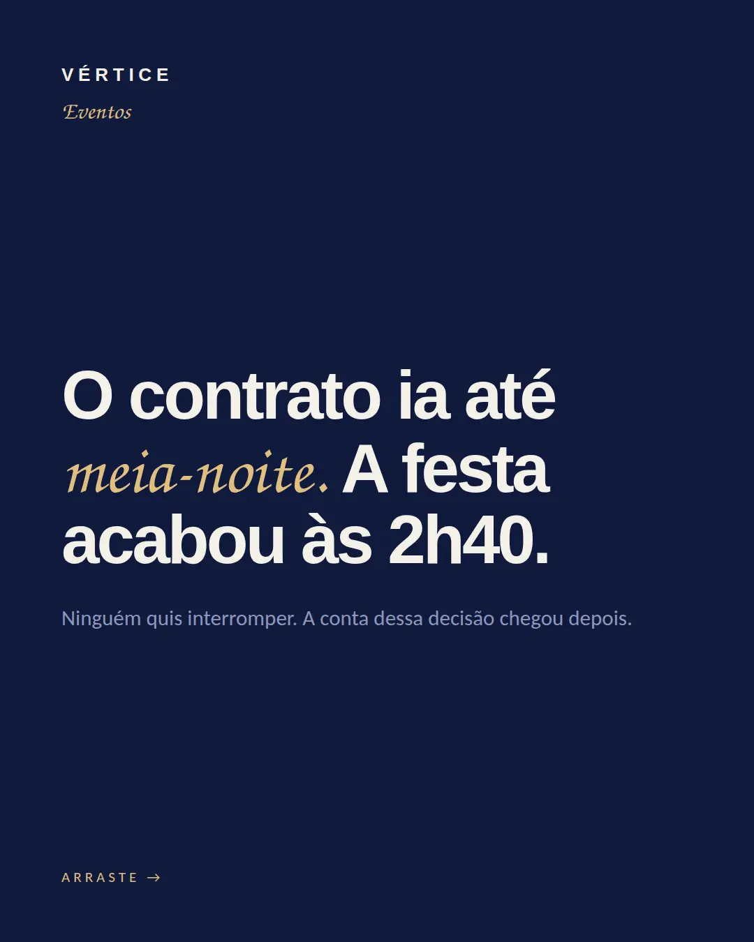 Capa de carrossel produzida para Eventos