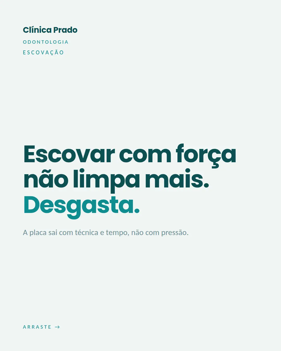 Capa de carrossel produzida para Odontologia