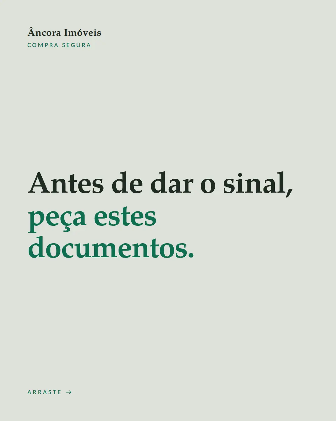 Capa de carrossel produzida para Imobiliária
